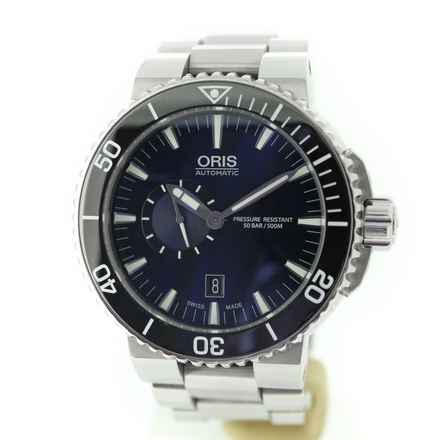  Oris Aquis Small Second Date Full Set 