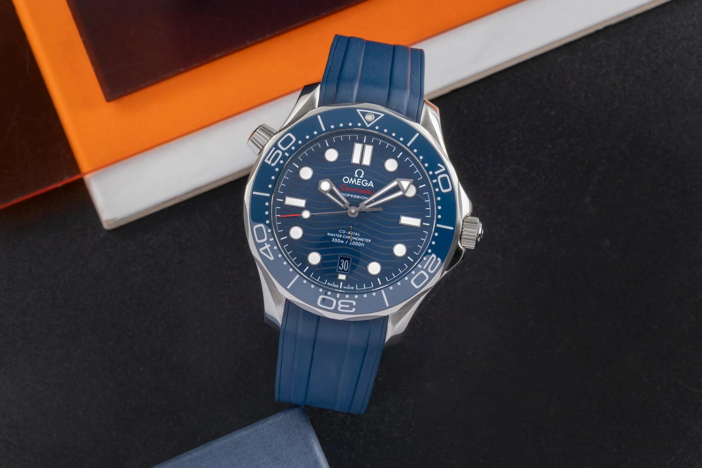 Omega Seamaster Diver 300 M Automatik Herrenuhr Ref 210.32.42.20.03.001 B&P