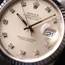 Thumbnail von Rolex Datejust 36 Jubilee Fluted Silver Diamond Dial