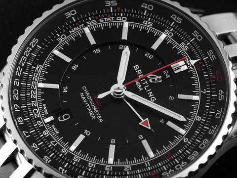  Breitling Navitimer GMT Ref.A32310251B1A1 2025 Full Set Ungetragen 