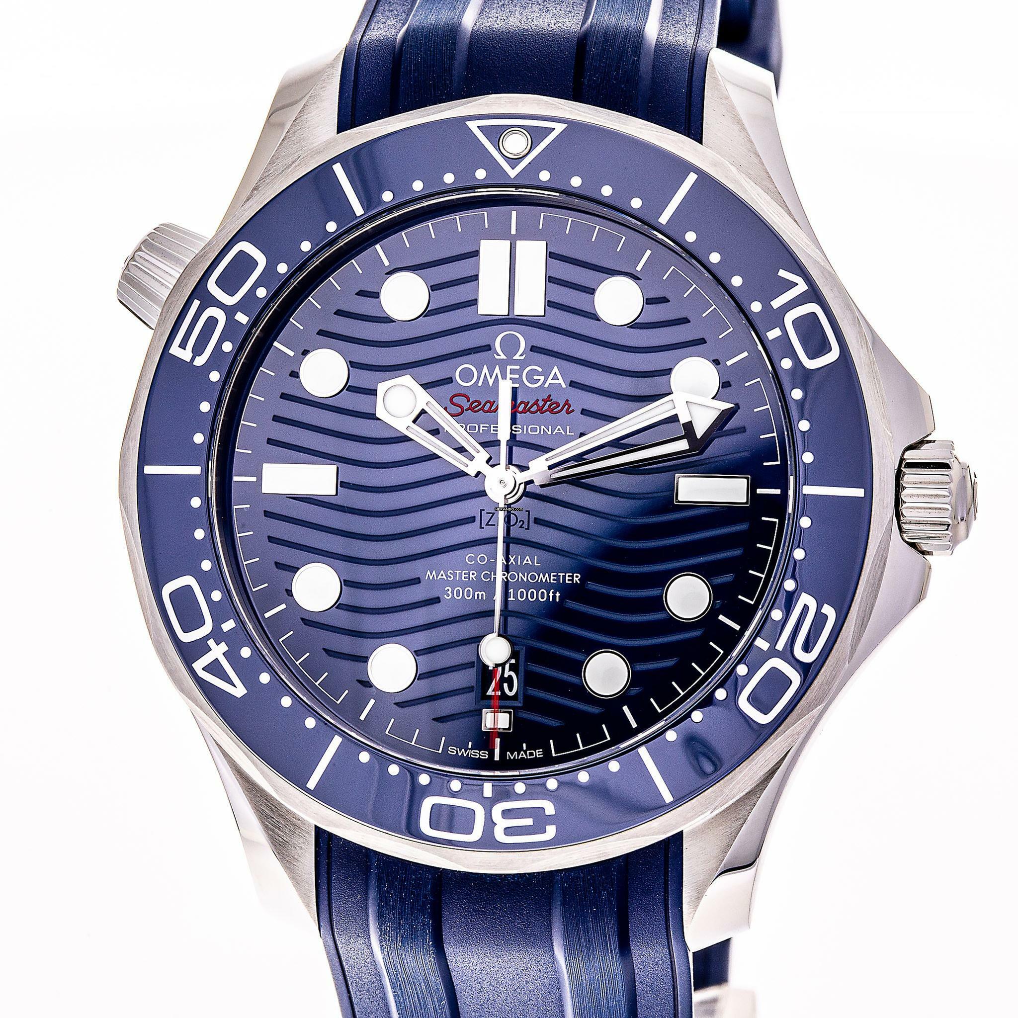 Omega Seamaster Diver 300 M 42 Blue – 210.32.42.20.03.001 – NEW & Unworn – 08/2024 Full Set