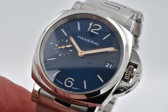 Thumbnail von Panerai Luminor Due 38mm Blue Dial PAM 1123 PAM01123