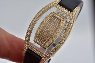 Thumbnail von Chopard Happy Sport 18k Yellow Gold Happy Diamonds 239pc of diamonds 209029-0001 20/9125