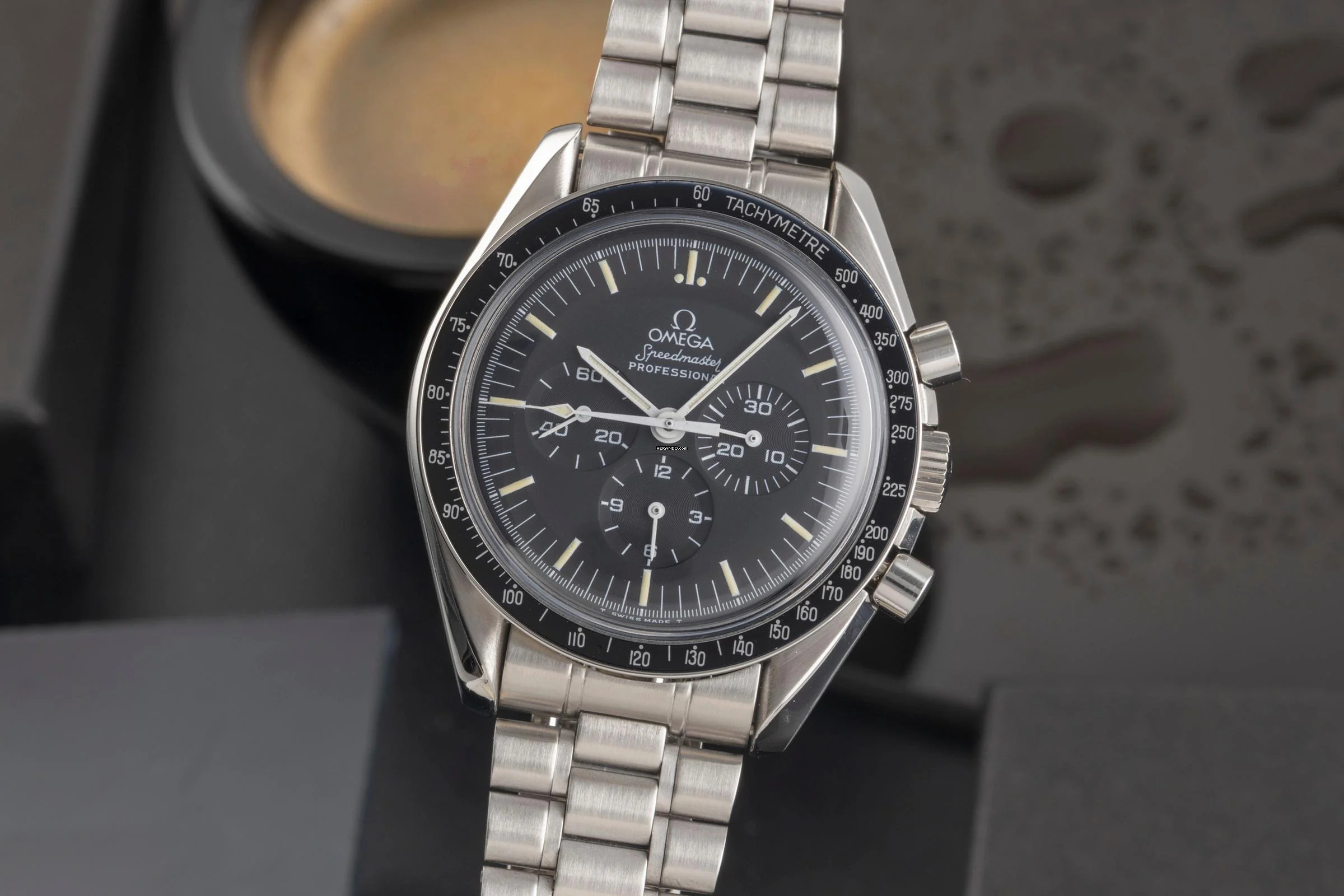 Omega Speedmaster Professional Moonwatch Chronograph Stahl Handaufzug Herrenuhr 3590.50.00