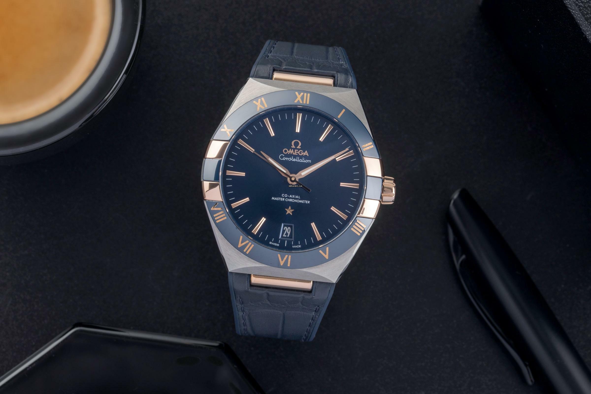 Omega Constellation Stahl / Gold Automatik Herrenuhr Ref. 131.23.41.21.03.001