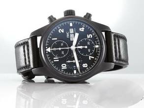 Thumbnail von IWC Fliegeruhr Chronograph Tribute To 3705 Iw387905 2022 Automatik Pilot Watch Black Dial