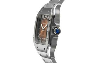 Thumbnail von Cartier Santos de Cartier Stahl Automatik Herrenuhr Ref. WSSA00065
