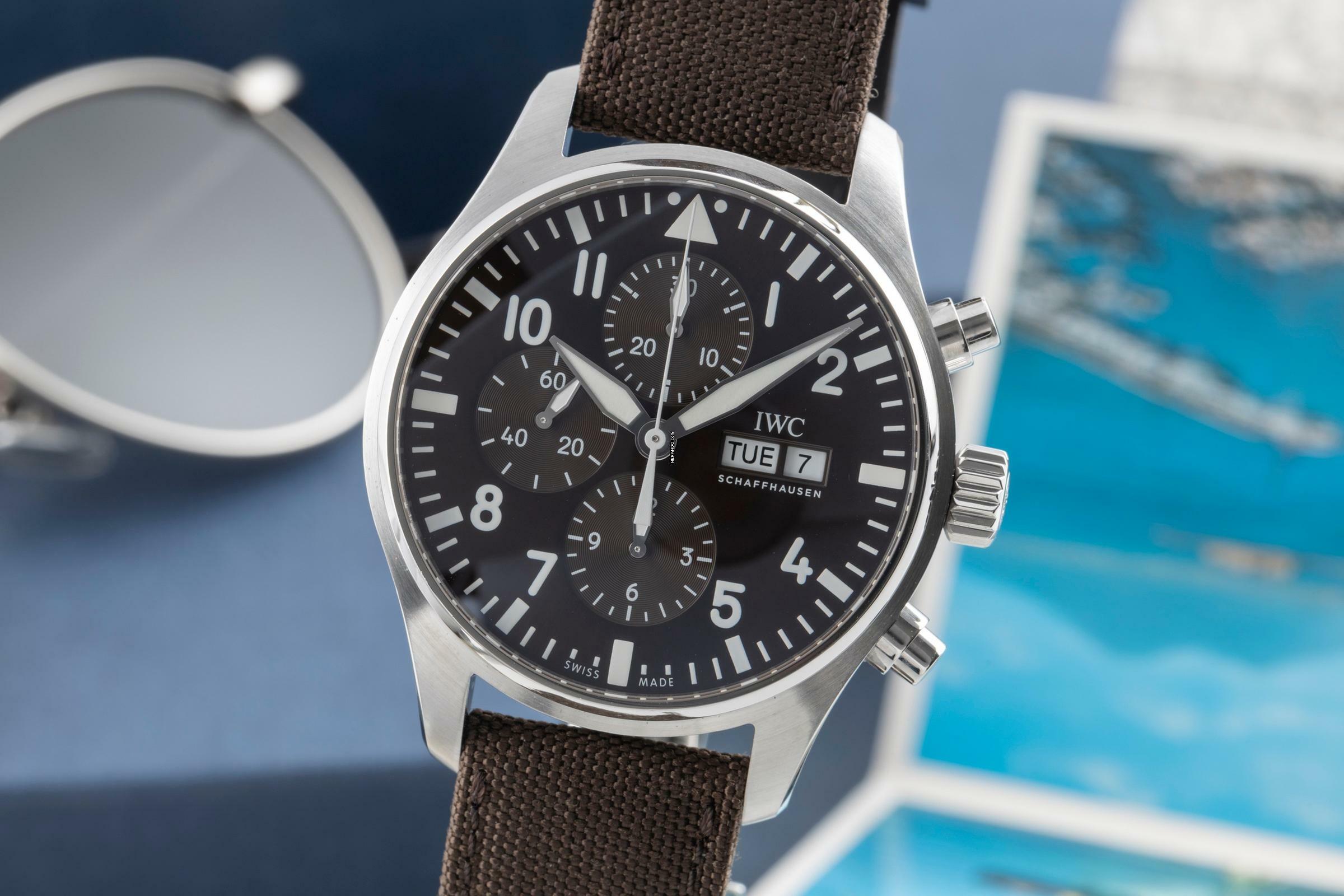 IWC Fliegeruhr Chronograph Antoine de Saint Exupéry Automatik Ref. IW377713
