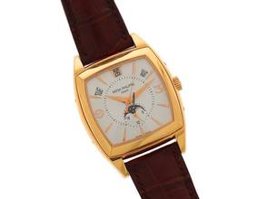 Thumbnail von Patek Philippe Gondolo Calendario Sehr schönes Full Set