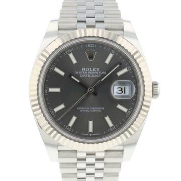  Rolex Datejust 41 Jubilee Fluted Rhodium NEW 2025  