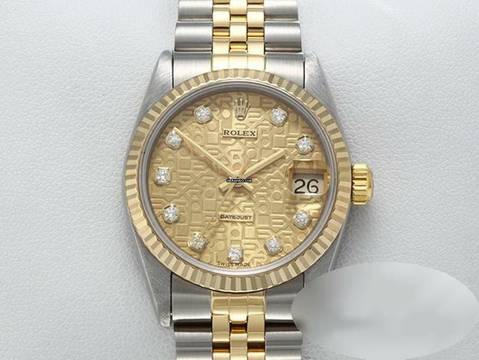  Rolex Datejust 31 31mm Medium Stahl Gelbgold 750 2000 Diamanten Automatik Stainless Steel 18kt Yellow Gold Jubilé-band Chronometer Oyster 