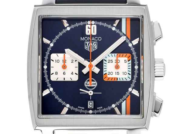  TAG Heuer Monaco X Gulf Special Edition Ref.CBL2115.FC6494 2025 Full Set Ungetragen 