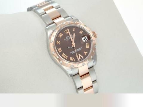  Rolex Datejust 31 Medium 31mm 178341 2012 Stahl Rosegold 750 Diamanten Stainless Steel 18kt Rose Gold Oyster-band Chronometer 