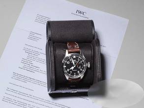 Thumbnail von IWC Große Fliegeruhr Big Pilot Fliegeruhr Automatik Iw5004 Iwc-service 2023 Edelstahl Stahl Steel Black Dial