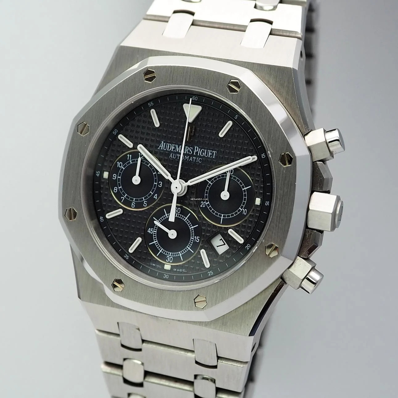 Audemars Piguet Royal Oak Chronograph Kasparov 25860ST SUPER Full Set Box+Papiere+ complet 3x service history!