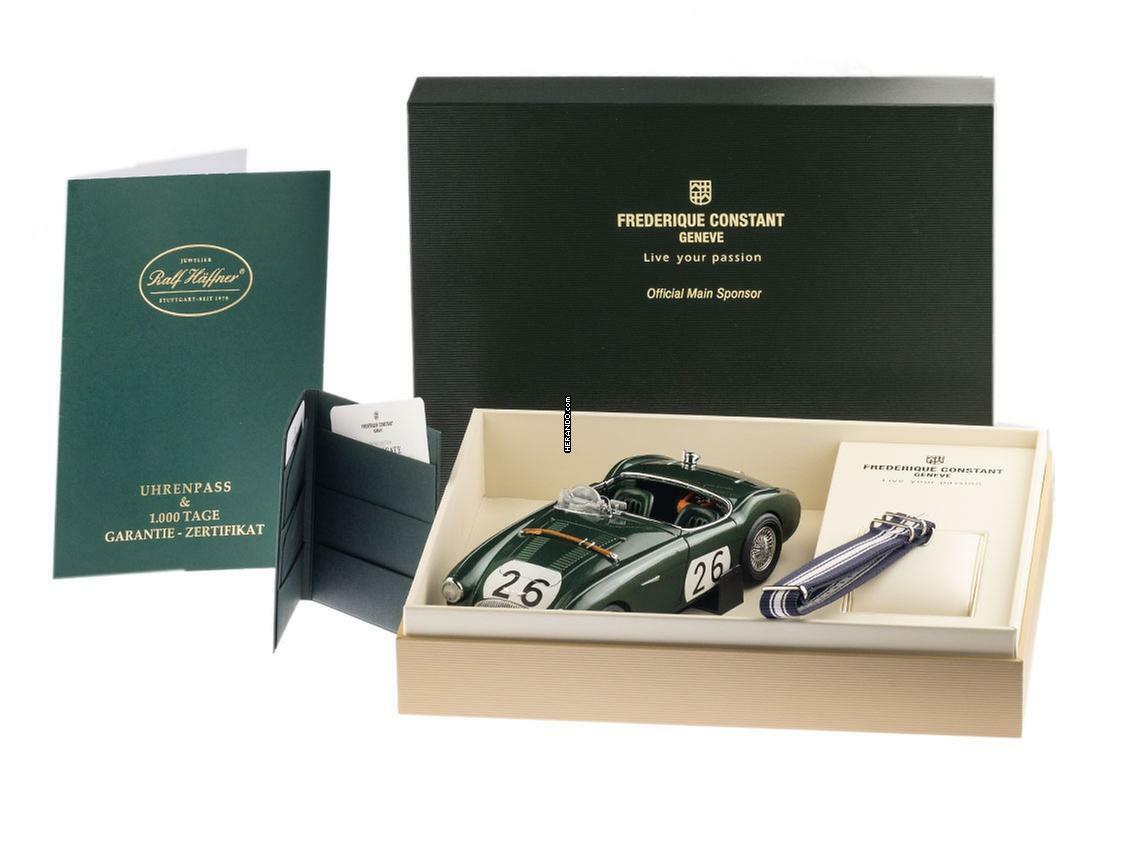 Frederique Constant Vintage Rally Healey Ref.FC-397HNS5B6 Full Set Neu