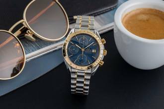 Thumbnail von Omega Speedmaster Chronograph Stahl / Gold Automatik Herrenuhr Ref. 3311.80.00