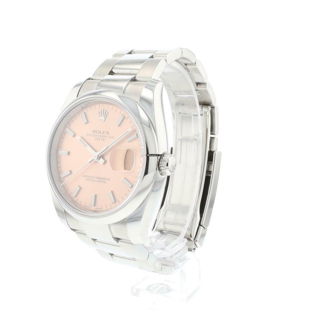 Rolex Oyster Perpetual Date 34 Pink Dial
