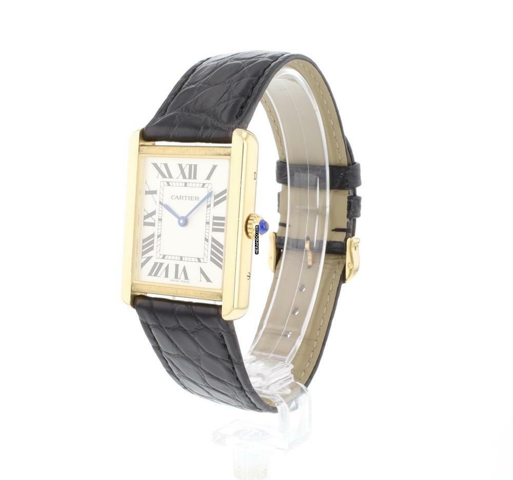 Cartier Tank Solo Large Yellow-Gold-Steel