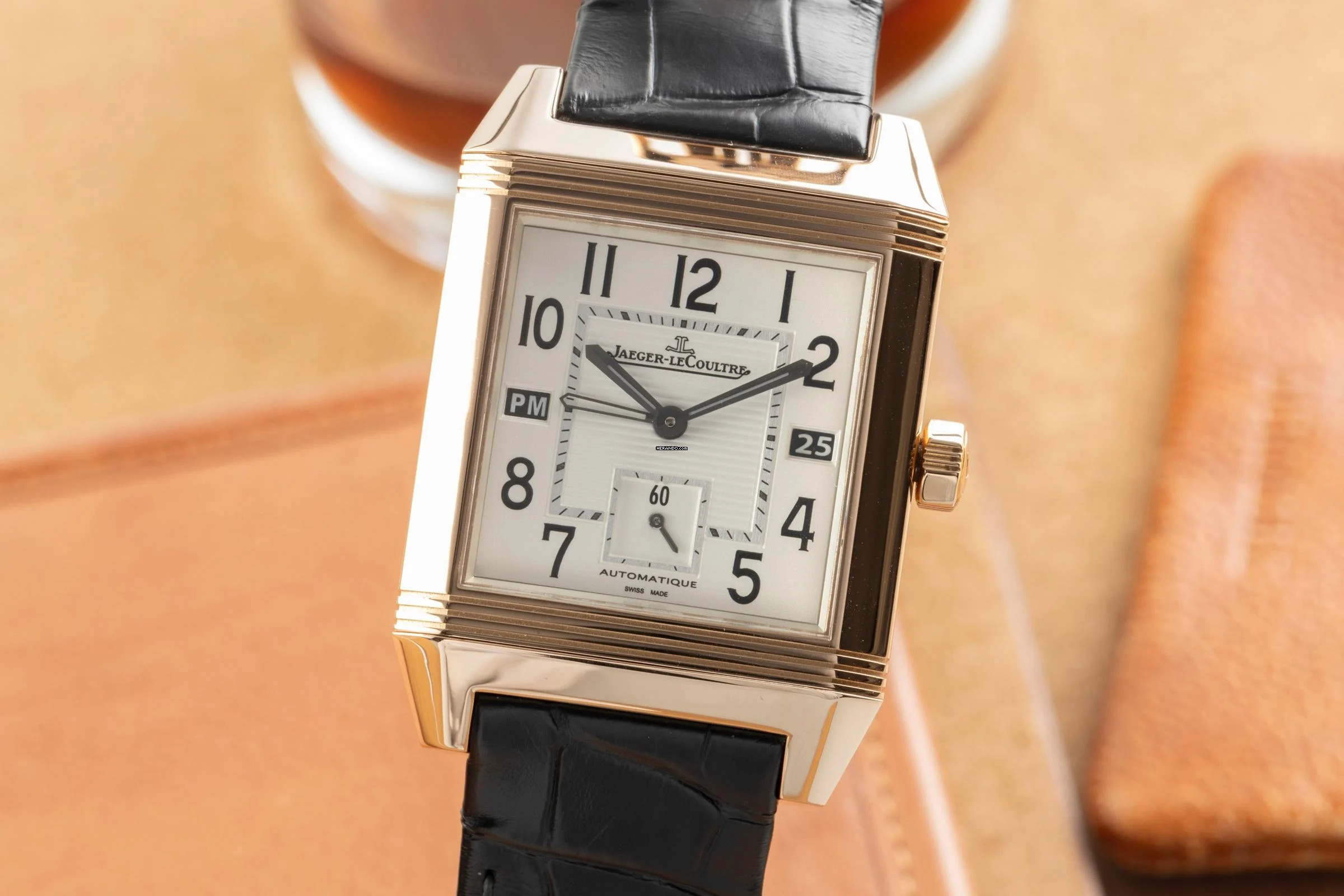 Jaeger-LeCoultre Reverso Squadra Hometime 18K (0,750) Roségold Automatik Ref. 230.2.77