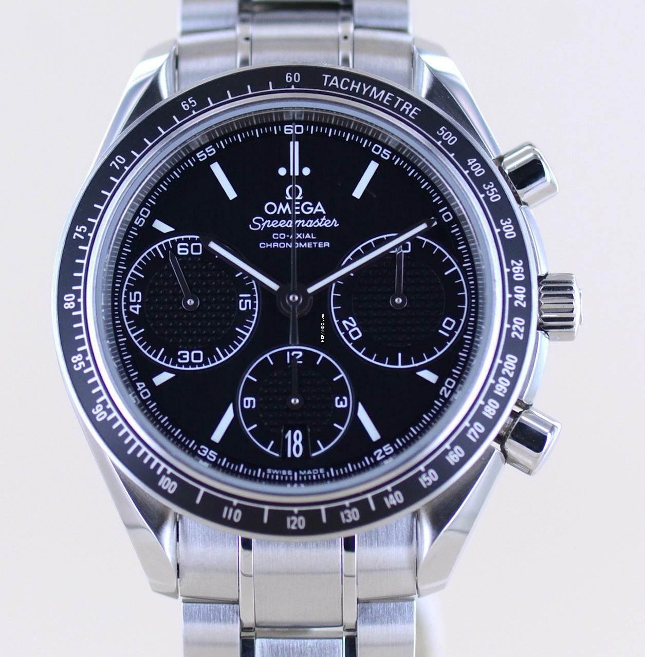 Omega Speedmaster Racing Co-Axial Chronograph 40mm Unisex Stahl black Date B+P