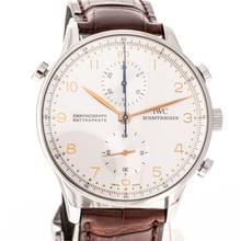 Thumbnail von IWC Portugieser Chronograph Rattrapante Chronograph 41 White – IW3712 – like NEW – 1998 Full Set
