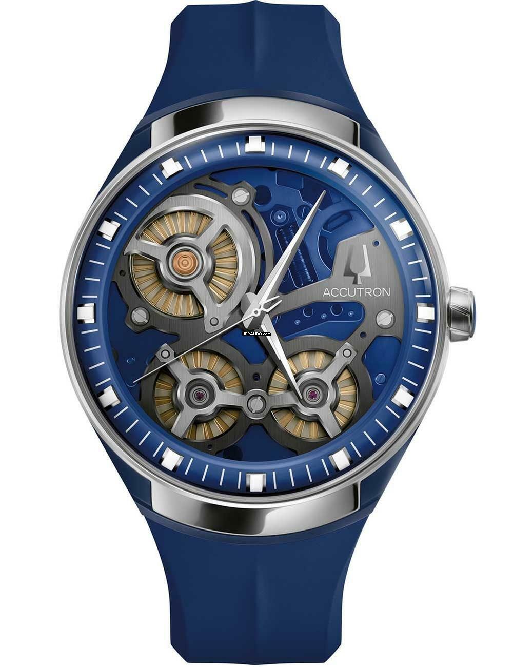 Bulova Accutron 28A208 Herrenuhr Accutron DNA Casino Limited Edition blue