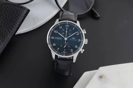 IWC Portugieser Chronograph Automatik Stahl Herrenuhr Ref. IW371438 