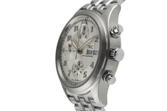 Thumbnail von IWC Fliegeruhr Spitfire Chronograph Fliegerchronograph Spitfire Day-Date Stahl Automatik Herren Ref IW370628 B&P