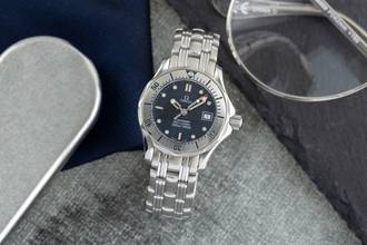 Thumbnail von Omega Seamaster Professional 300M Edelstahl Quarz Damenuhr Ref. 2582.80.00