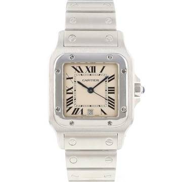  Cartier Santos Galbée GM Steel  