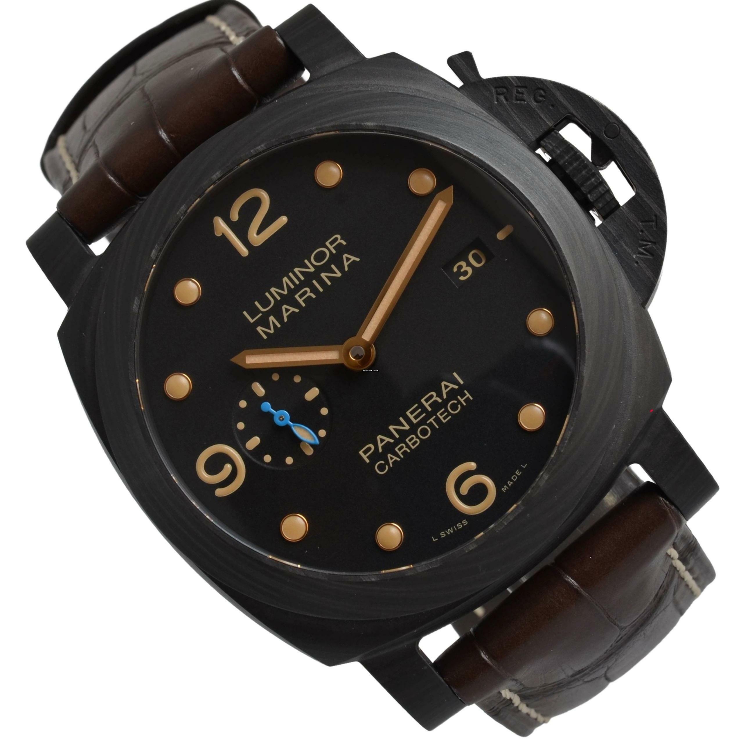 Panerai Luminor Marina 1950 3 Days Automatic PAM00661 Carbotech automatic 2018 Full Set