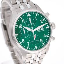Thumbnail von IWC Fliegeruhr Chronograph Pilot 43 Green – IW378006 – NEW & Unworn – 08/2025 Full Set Germany