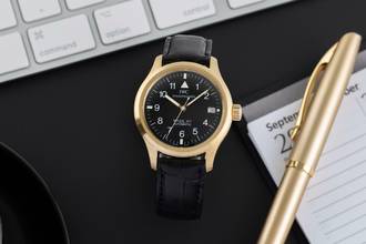 Thumbnail von IWC Fliegeruhr Mark XII 18k (0,750) Gelbgold Automatik Herrenuhr Ref. IW324103