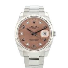 Thumbnail von Rolex Oyster Perpetual Date 34MM Fluted Pink Diamond Dial