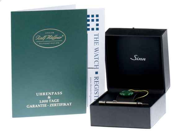  Sinn 141SGMT Chronograph Ref.141S 1985 original Box original unpoliert Vintage  