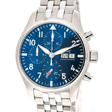  IWC Fliegeruhr Chronograph Pilot Chronograph 41 Blue – IW388102 – NEW & Unworn – 08/2025 Full Set Germany 