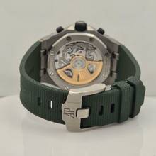 Thumbnail von Audemars Piguet Royal Oak Offshore Flyback Militaire Green Titanium 42mm Automático Completo