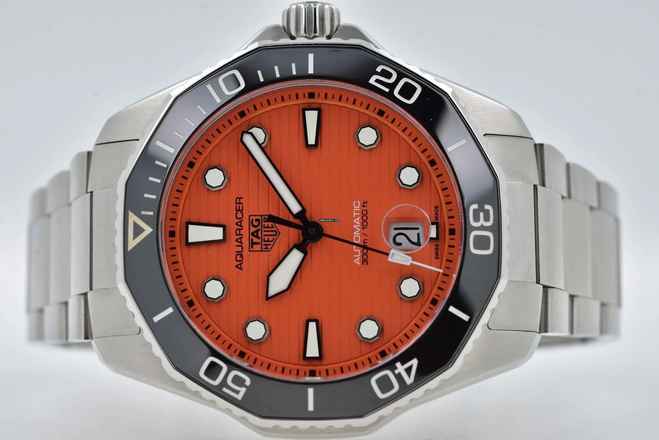  TAG Heuer Aquaracer 300M Professional 300 Orange Dial WBP201F.BA0632  