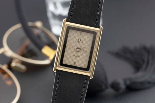  Omega De Ville vergoldet / Stahl Ref.191.0186 vintage Klassiker  