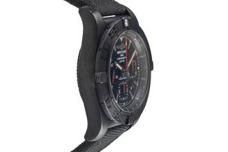 Thumbnail von Breitling Chronomat 44 Blacksteel Chronograph Automatik Stahl Ref. MB0111C3/BE35 B&P 2016