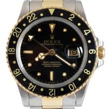 Thumbnail von Rolex GMT-Master 16753 Black Tiger Eye Nipple dial 1979’s Full Set
