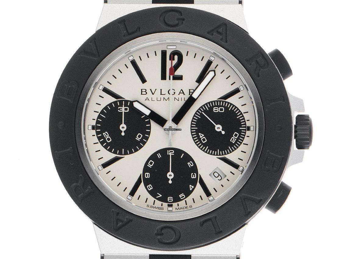 Bulgari Aluminium Chronograph Ref.103722 2025 Full Set Ungetragen