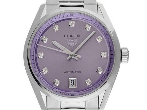  TAG Heuer Carrera Date Diamanten Ref.WBN2319.BA0001 2025 Full Set Ungetragen 