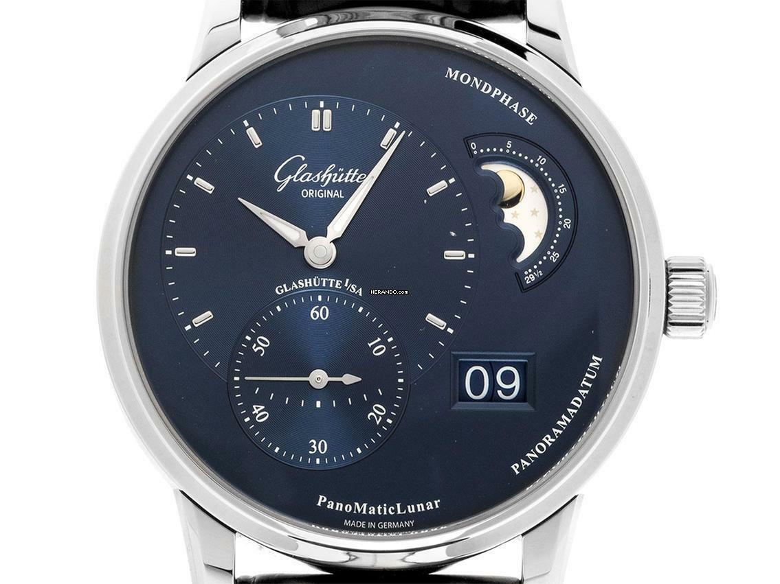 Glashütte Original PanoMaticLunar Ref.1-90-02-46-32-61 2025 Full Set Ungetragen