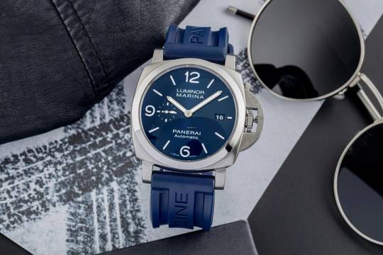  Panerai Luminor Marina Automatic Stahl Automatik Herrenuhr Ref. PAM01313 B&P 2022  