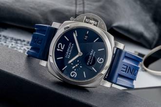 Thumbnail von Panerai Luminor Marina Automatic Stahl Automatik Herrenuhr Ref. PAM01313 B&P 2022