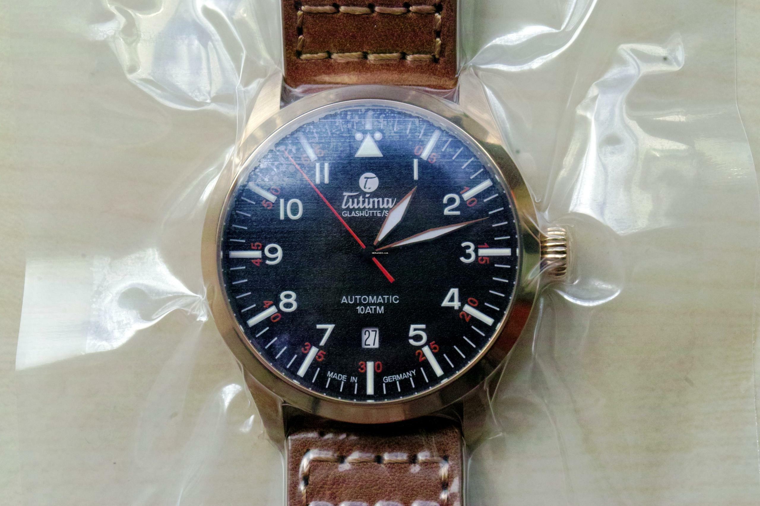 Tutima Flieger Automatic Bronze Limited Edition FULL SET Only 100 pieces worldwide