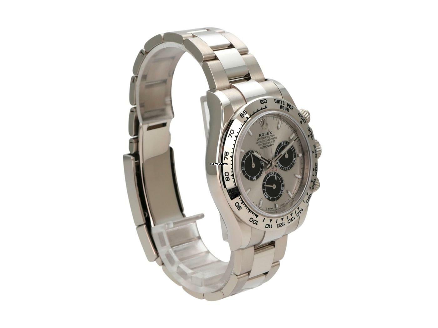 Rolex Daytona Cosmograph Daytona Weißgold Ref. 126509 Grau