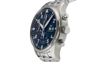 Thumbnail von IWC Fliegeruhr Chronograph Pilot Chronograph Le Petit Prince Automatik Stahl Ref. IW377717 Papiere 2017